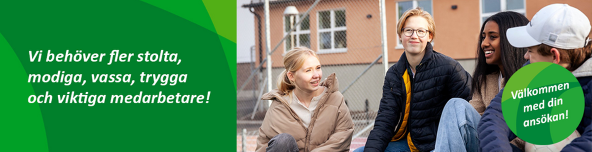 Fyra ungdomar samtalar