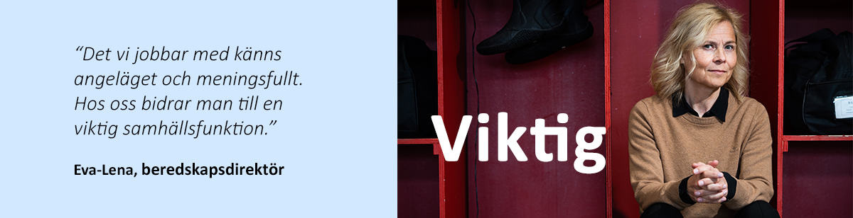 Eva-Lena beredskapsdirektör