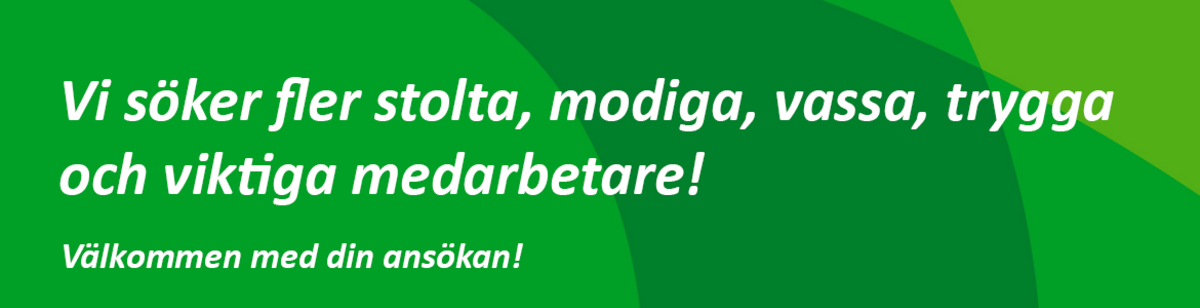 Vi söker fler medarbetare