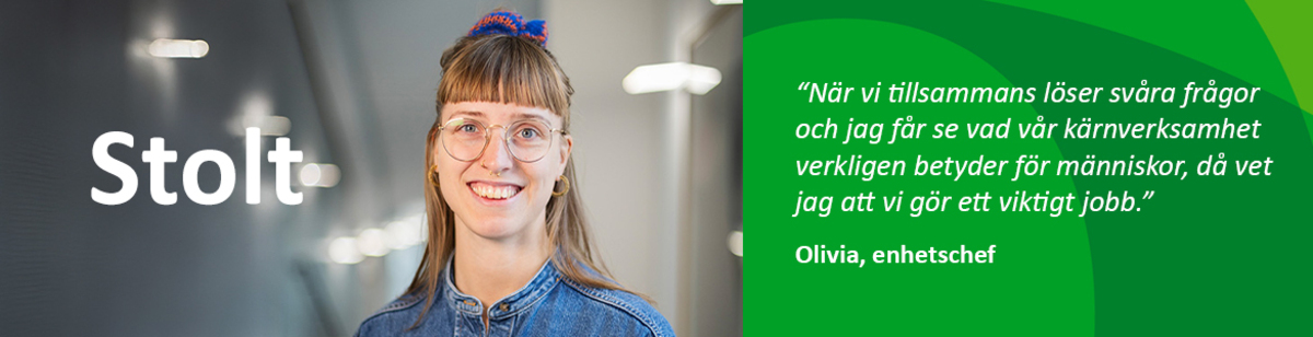 Enhetschef med citat