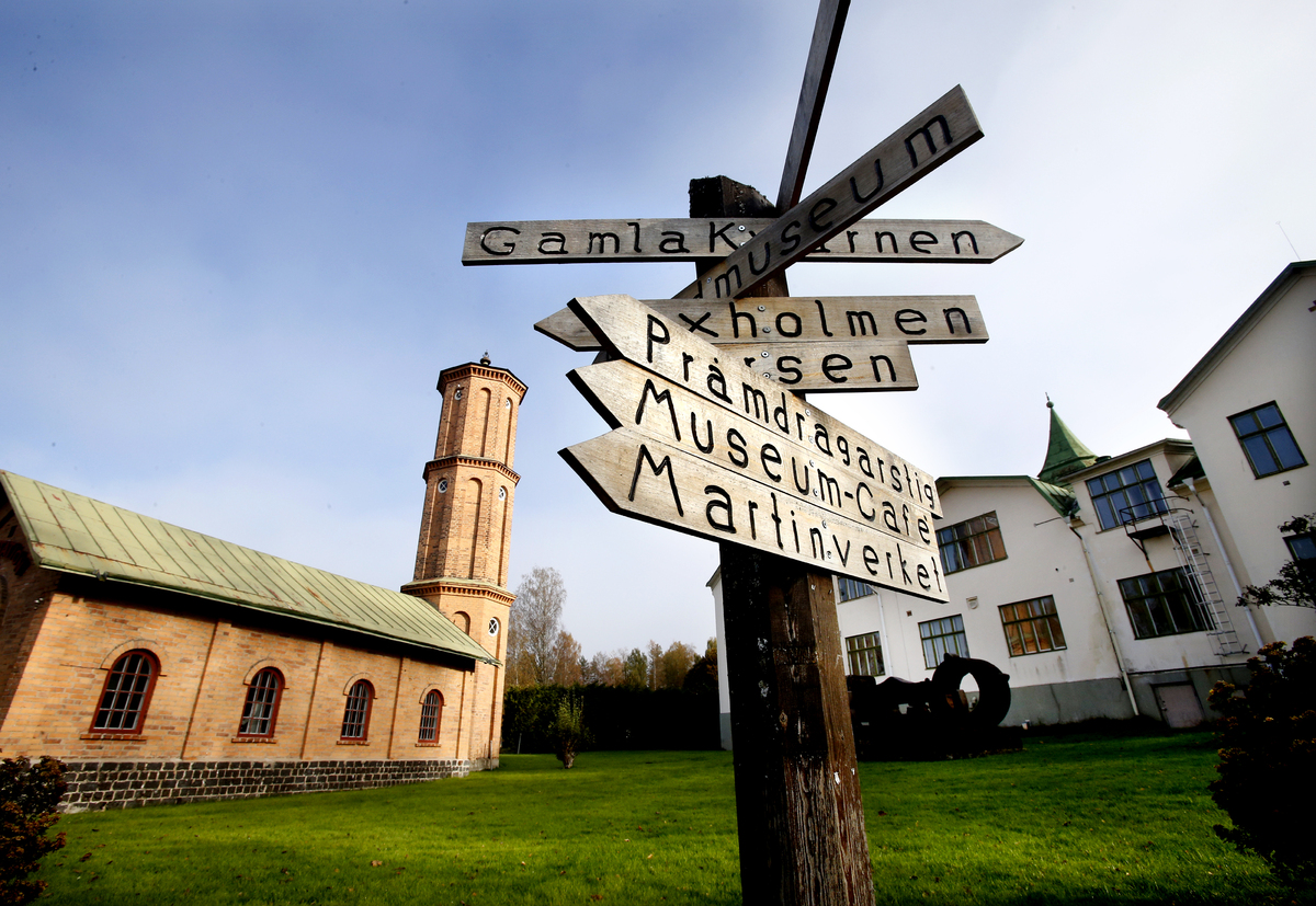 Bild över olika turist platser i Munkfors 